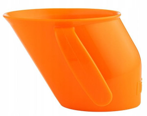 Doidy Cup Kubek Do Nauki Picia Uchwyt Pomarańcz