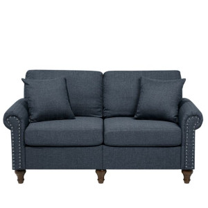 Sofa 2-osobowa ciemnoszara OTRA