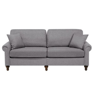 Sofa 3-osobowa jasnoszara OTRA