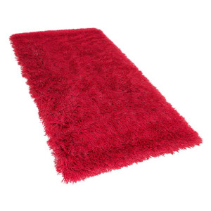 Dywan shaggy 80 x 150 cm czerwony CIDE