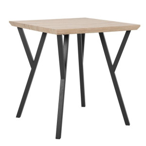 Stół do jadalni 70 x 70 cm jasne drewno BRAVO