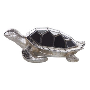 Figurka żółw lustrzany srebrna TORTOISE