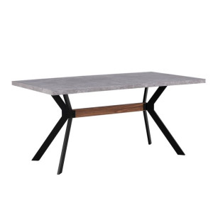 Stół do jadalni 160 x 90 cm efekt betonu BENSON