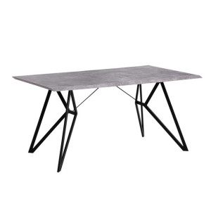 Stół do jadalni 160 x 90 cm efekt betonu BUSCOT
