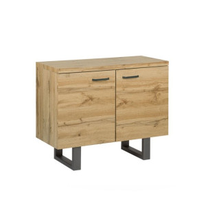 Szafka dwudrzwiowa jasne drewno TIMBER