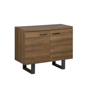 Szafka dwudrzwiowa ciemne drewno TIMBER