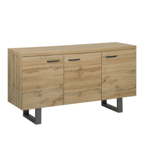 Szafka trzydrzwiowa jasne drewno TIMBER