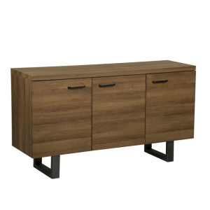 Szafka trzydrzwiowa ciemne drewno TIMBER