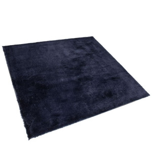 Dywan shaggy 200 x 200 cm niebieski EVREN