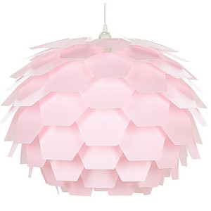 Lampa wisząca różowa SEGRE duża