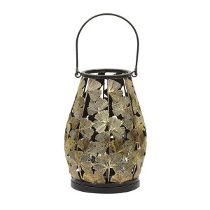 Lampion metalowy 40 cm złoty SOMERSET