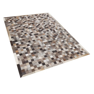 Dywan patchwork skórzany 160 x 230 cm wielokolorowy ARMUTLU