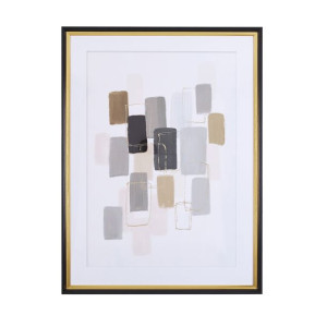 Obraz w ramie 60 x 80 cm wielokolorowy AREZA