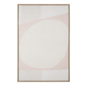 Obraz na płótnie w ramie 63 x 93 cm beżowy BAONE