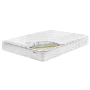 Materac kieszeniowy memory foam 160 x 200 cm średnio twardy LUXUS