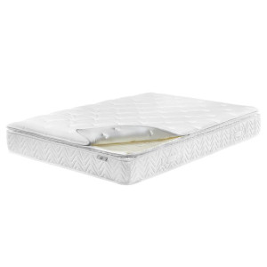 Materac kieszeniowy memory foam 140 x 200 cm średnio twardy LUXUS