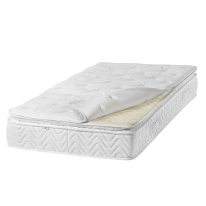 Materac kieszeniowy memory foam 90 x 200 cm średnio twardy LUXUS