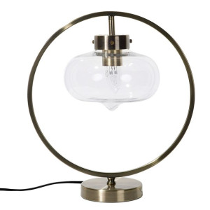Lampa stołowa metalowa złota SEVERN