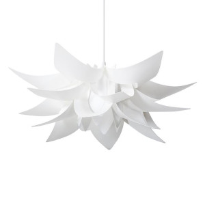 Lampa wisząca biała ALVA