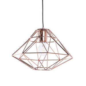Lampa wisząca metalowa miedziana GUAM