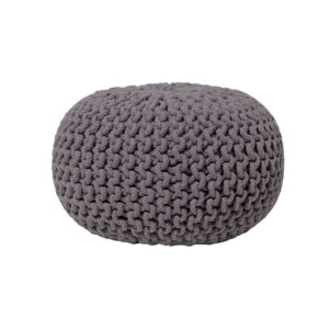 Puf 40 x 25 cm ciemnoszary CONRAD