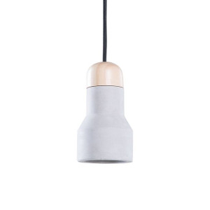 Lampa wisząca betonowa szara APURE