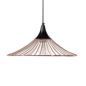 Lampa wisząca metalowa miedziana GIONA