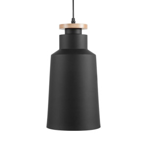 Lampa wisząca metalowa czarna NEVA
