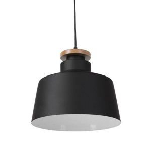 Lampa wisząca metalowa czarna DANUBE