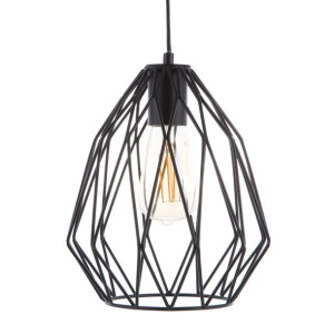 Lampa wisząca metalowa czarna MAGRA