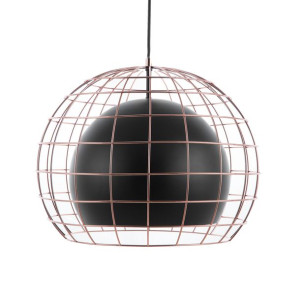 Lampa wisząca metalowa czarna LIRI