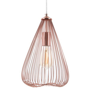 Lampa wisząca metalowa miedziana CONCA