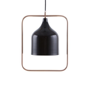 Lampa wisząca metalowa czarna MAVONE