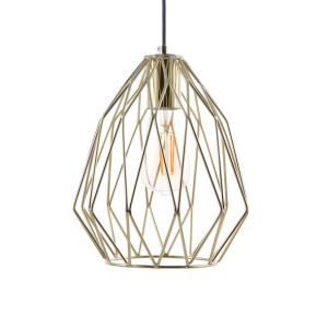 Lampa wisząca metalowa złota MAGRA