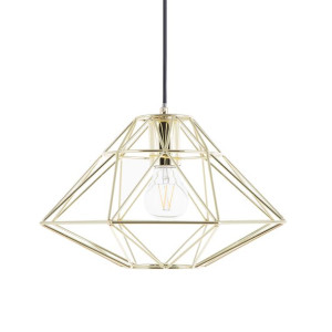 Lampa wisząca metalowa złota GUAM