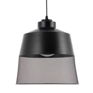 Lampa wisząca metalowa czarna MUGA