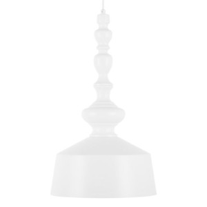 Lampa wisząca metalowa biała DRIVA