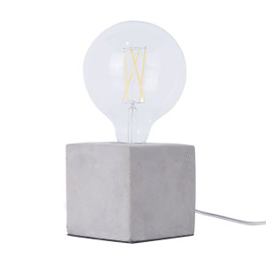 Lampa stołowa betonowa szara DEVA