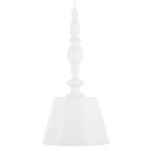 Lampa wisząca metalowa biała FLUVIA