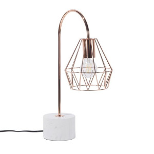 Lampa biurkowa metalowa miedziana MOONI
