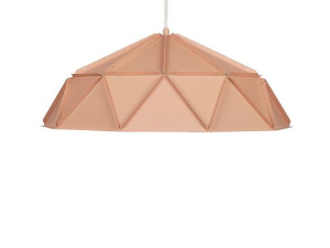 Lampa wisząca metalowa różowa SENIA