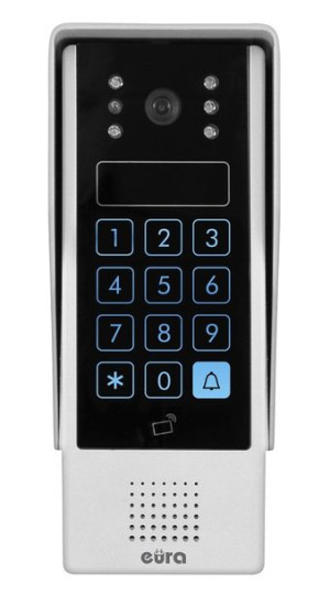 Kaseta zewnętrzna wideodomofonu Eura VDA-80A3 "EURA CONNECT" - dotykowy szy