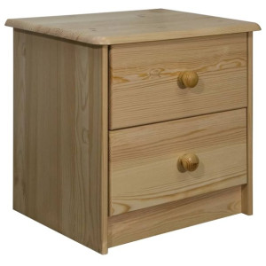 Szafka nocna, 43x34x40 cm, lite drewno sosnowe