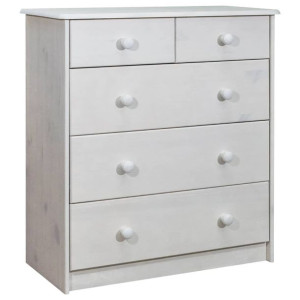 Komoda, 75x35x80,5 cm, lite drewno sosnowe
