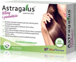 Astragalus witaminy na włosy i paznokcie 60 tab.