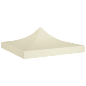 Dach do namiotu imprezowego, 2 x 2 m, kremowy, 270 g/m²