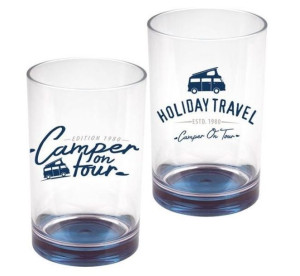 Szklanki nietłukące Key West Holiday Travel - zestaw 2 szt.