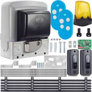 Zestaw Came 01bk1800 2xpilot 1800kg 5xlistwa Lampa