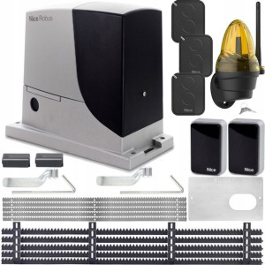 Zestaw Do Bram Nice Robus 600 3xpilot Listwa Lampa