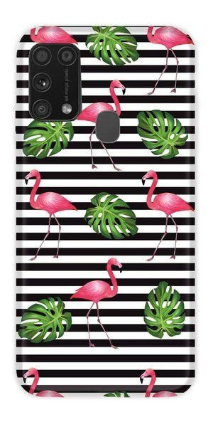 Casegadget Etui Nadruk Flamingi W Paski Samsung Galaxy M31
